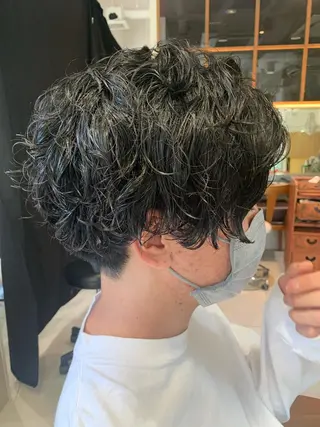 ショート パーマ ヘアアレンジ メンズ メンズパーマの巨匠 鈴木純のヘアスタイル