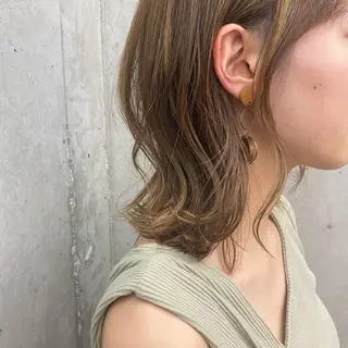 ミディアム ハイトーン/デザイン hirokiのヘアスタイル