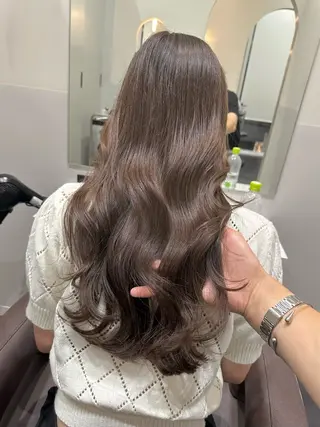 ロング カラー 矢野 晃平のヘアスタイル