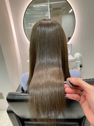 セミロング 髪質改善🇰🇷 アサイユウスケのヘアスタイル