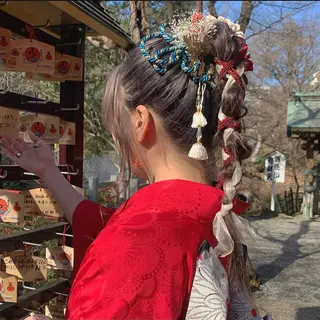 ヘアアレンジ 【淡色color/ nail】maikoのネイルデザイン