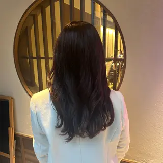 ロング カラー [透明感カラ ー🥣💕]高木愛理のヘアスタイル