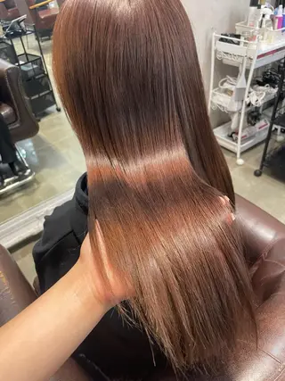 ロング カラー 【aini天王寺】 𝐚𝐢𝐫𝐢✂︎のヘアスタイル