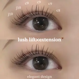 マツエク・マツパ EYELA uenoのマツエク・マツパデザイン