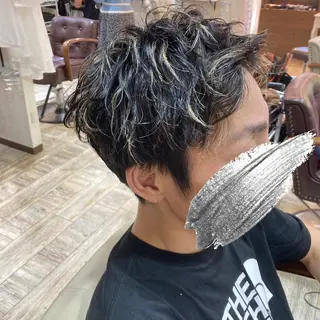 ショート ヘアアレンジ メンズ 💥桜木町メンズ専門 💥ルキのヘアスタイル
