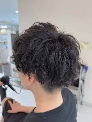 パーマ メンズ 八木菜美 似合わせ/ニュアンスのヘアスタイル
