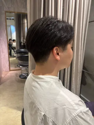 メンズ みう/メンズ レイヤー 顔周りのヘアスタイル