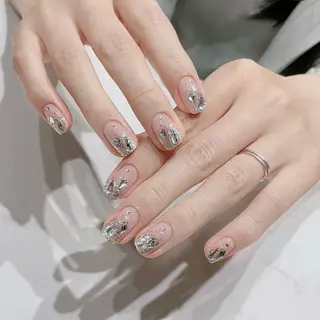 ネイル By moonネイル 🌷ワンホン/韓国風のネイルデザイン