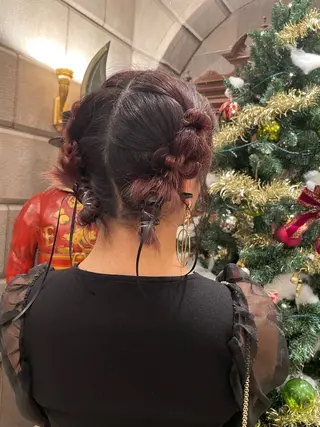 ヘアアレンジ オノ アカネのヘアスタイル