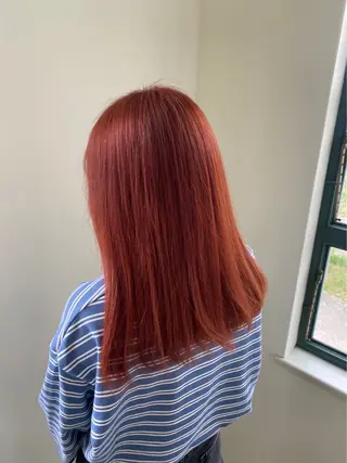 カラー 久田 知奈梨のヘアスタイル