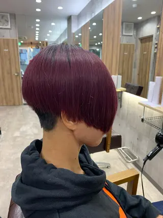 ショート カラー memento 斎藤大覚のヘアスタイル