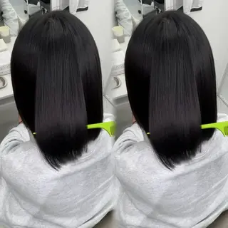 ミディアム 髪質改善矯正/カラー /吉祥寺 mariのヘアスタイル