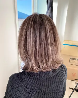 ミディアム 山根 賢樹のヘアスタイル