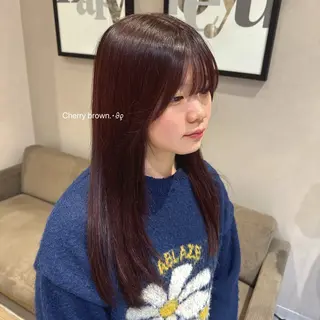 ロング カラー ハイトーン/艶カラー /ケアブリーチ/香音のヘアスタイル