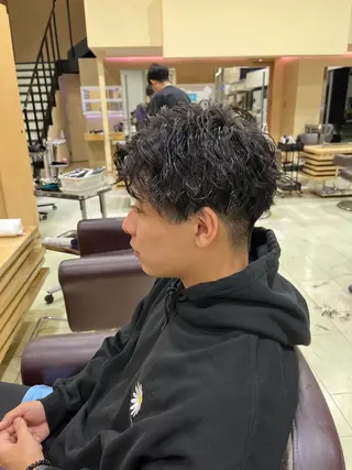 パーマ 新宿/パーマ🦋 メンズボブ/めいのヘアスタイル