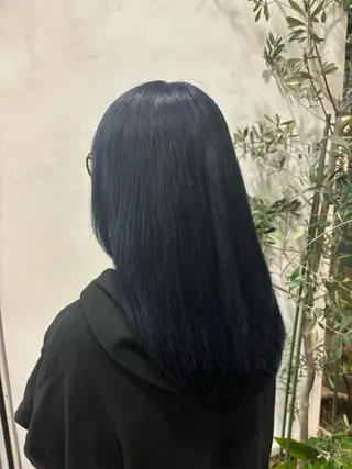 ロング カラー 齋藤 ゆずのヘアスタイル