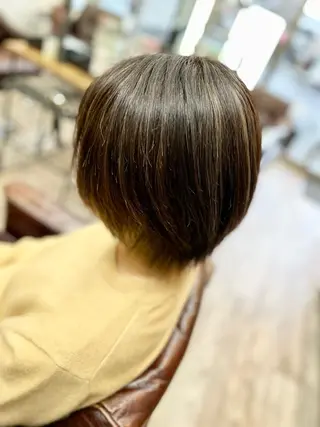 ショート カラー 💎白髪染めも対応 🙆👌山本明菜のヘアスタイル