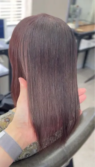 ミディアム 船津　天 /縮毛矯正/髪質改善のヘアスタイル