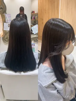 ロング 山本 真緒のヘアスタイル