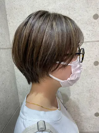 ショート 韓国パーマ 美容師 和田爽良のヘアスタイル