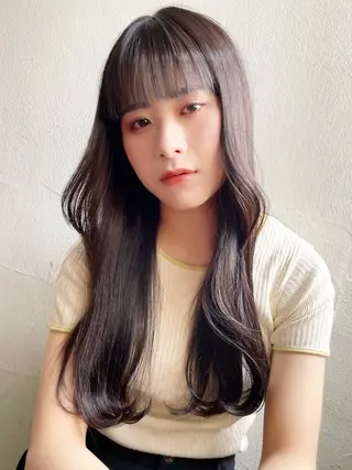ロング 石川 理恵のヘアスタイル