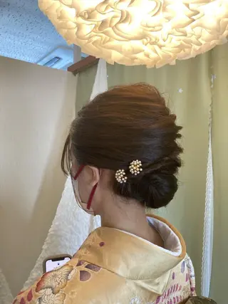 ヘアアレンジ 小顔矯正　まつ毛 Komaci篠田敦子のヘアスタイル