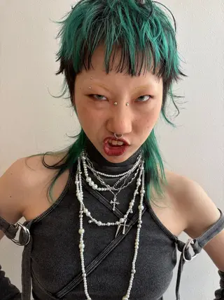 セミロング いりえ しゃけのヘアスタイル