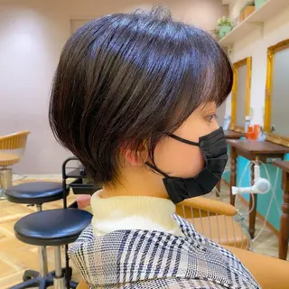 ショート 🇰🇷韓国レイヤー 錦糸町【北山謙三】のヘアスタイル