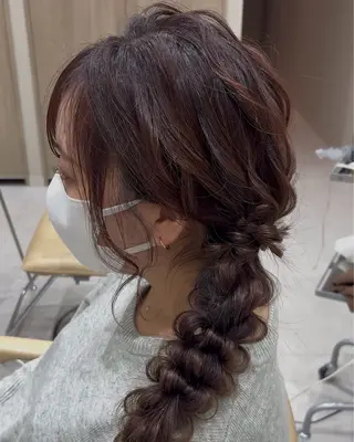 ロング バレイヤージュ/ヘア アレンジ/shionのヘアスタイル