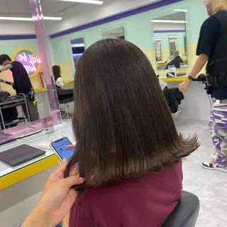 セミロング カラー ヘアアレンジ mai🍑暖色カラー /レイヤー💖のヘアスタイル