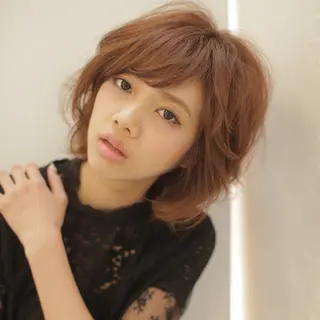 ショート ミディアム パーマ _WHITE高槻店 yusukeのヘアスタイル