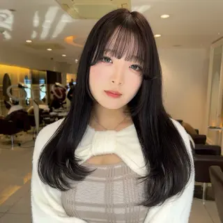 ロング モデル募集/カレン /レイヤーカットのヘアスタイル