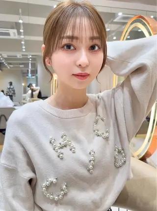 セミロング カラー 縮毛矯正✨🫧 レイヤー川村利幸のヘアスタイル