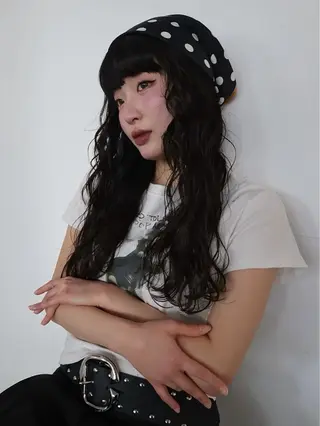 ロング パーマ ito suzuco @suc__asのヘアスタイル