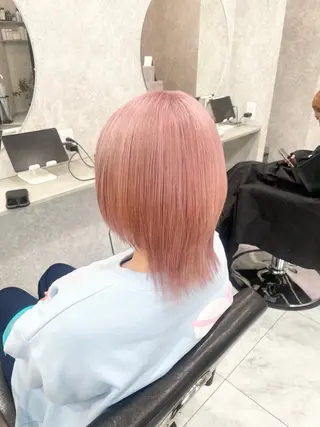 ショート 🦋ハイトーン🦋 石山 希理🦋のヘアスタイル