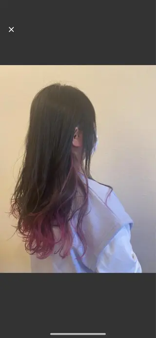 ロング カラー 杉田 健太のヘアスタイル
