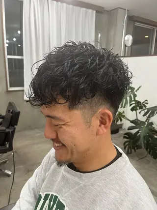 ショート パーマ メンズ メンズ満足度No.1 代表 北野拓海 蕨のヘアスタイル