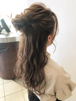 ロング ヘアアレンジ ヘアセット専門店 Rのヘアスタイル