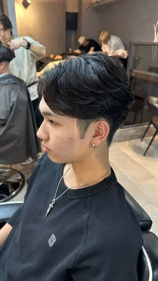 パーマ メンズ 律喜/パーマ /メンズ/フェードのヘアスタイル