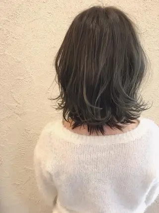 ミディアム カラー ヘアアレンジ TAKA 【髪質改善】のヘアスタイル