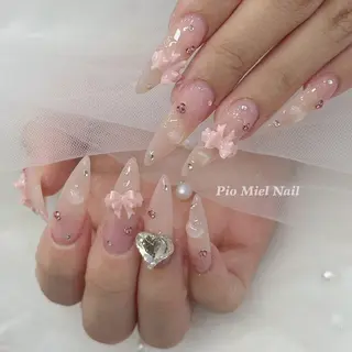 ネイル HANA 長さだしのネイルデザイン