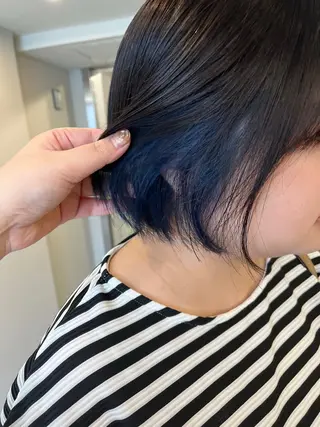 ショート カラー 🌼タッセルボブ/シ ョートmoeka🌼のヘアスタイル