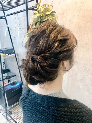 セミロング ヘアアレンジ BREK穂積店 MISAKOのマツエク・マツパデザイン