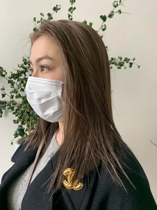 セミロング カラー 【淡色color/ nail】maikoのネイルデザイン