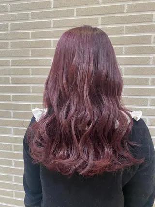 セミロング 植田 菜月のヘアスタイル