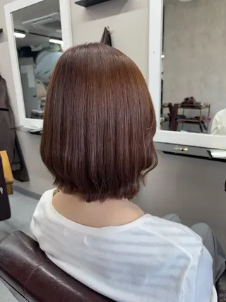 ミディアム 森元 優衣のヘアスタイル