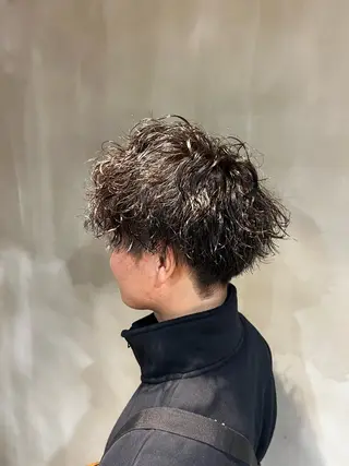 ミディアム パーマ 🟦ROOM MEN 瀬古　侑輝🟦のヘアスタイル