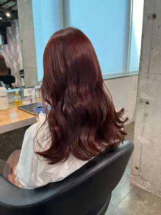 セミロング 似合わせhair🌷 momoのヘアスタイル