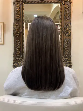 ミディアム 立石 タテイシのヘアスタイル