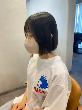 ショート カラー HANAME 原宿美容室のヘアスタイル